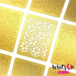 Citrus Stencils, 2 ark, (24 stk) Whats Up Nails